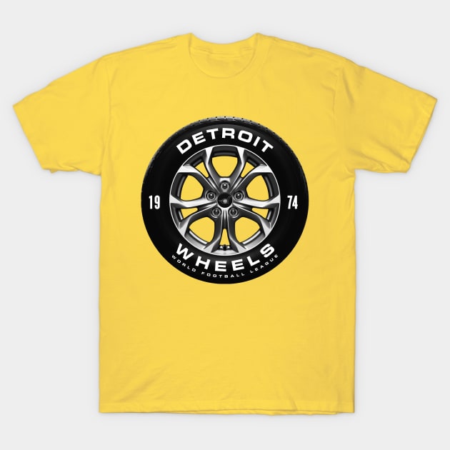 Detroit Wheels T-Shirt by MindsparkCreative